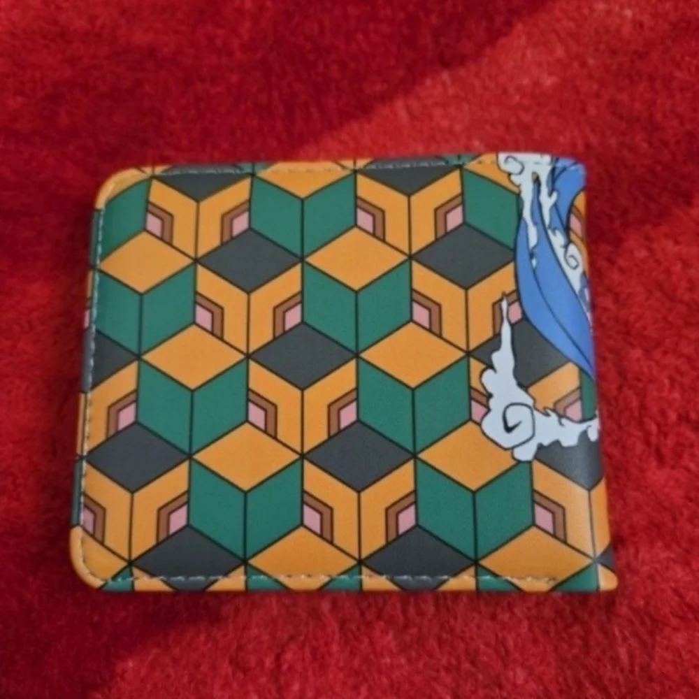 New demon slayer Giyu Tomioka anime manga leather wallet